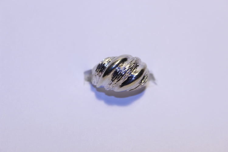 Bague 49 Bague Jonc Or blanc 58 Facettes