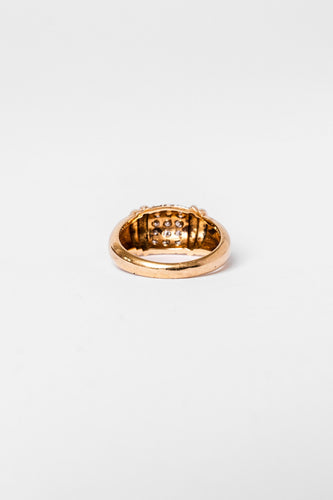 Bague 53 Bague Jonc en or jaune et diamants 58 Facettes
