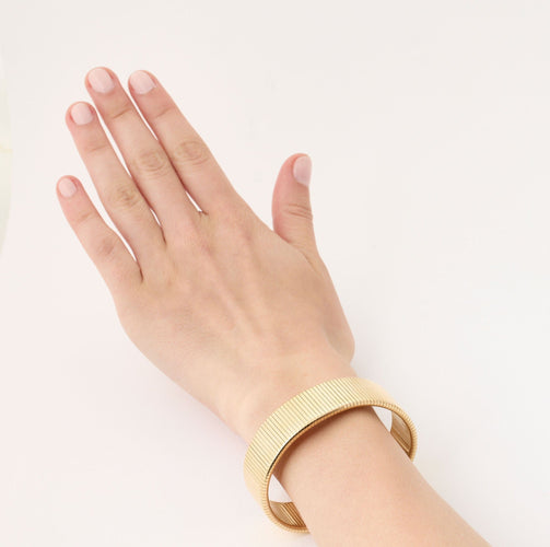 Bracelet Bracelet maille tubogaz 58 Facettes