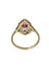 Bague 55 Bague Belle Époque en or jaune, platine et diamants 58 Facettes