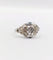 Bague Art Déco or blanc, diamant et monture géométrique 58 Facettes A05884