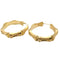 Boucles d'oreilles Boucles d'oreilles créoles bambous en or 58 Facettes