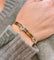 Bracelet Bracelet Cartier vintage double C en or et diamants 58 Facettes