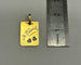 Pendentif Pendentif or jaune je t'aime 58 Facettes LP245/3