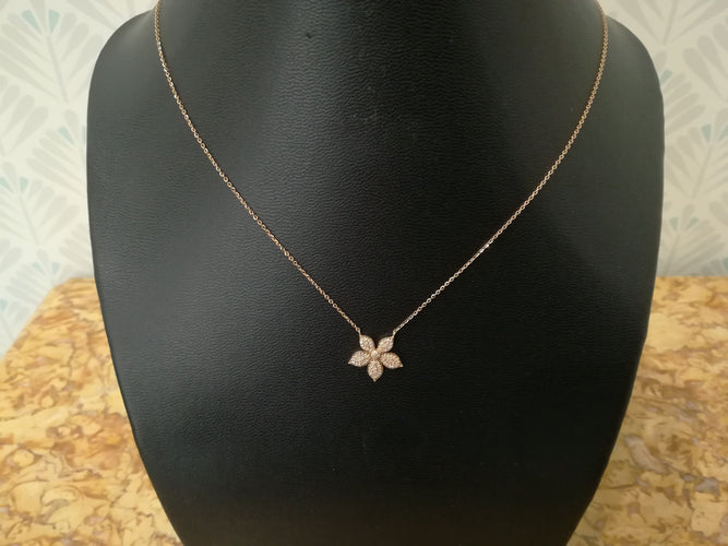 Collier Collier CASANERA Or et Diamants 58 Facettes