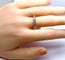 Bague 62 Alliance en or blanc 18 carats ornée de 25 diamants 2,40 carat environ 58 Facettes AB522