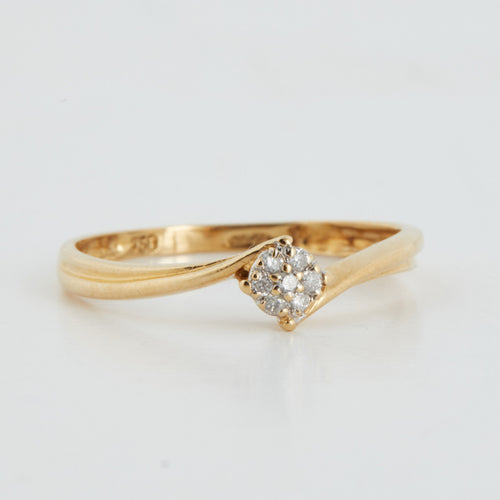 Bague 58 Bague Or Jaune - Diamants 58 Facettes RÉF 10013/14
