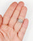 Bague 52 Bague tank art deco Platine diamant 0,25 carats entouré de diamants ronds (circa 1920) 58 Facettes A05355