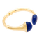 Bracelet Bracelet jonc, or jaune et lapis-lazuli. 58 Facettes 34603