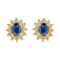 Boucles d'oreilles Boucles d'oreilles Or jaune Saphir, Diamant 58 Facettes 3754269CN