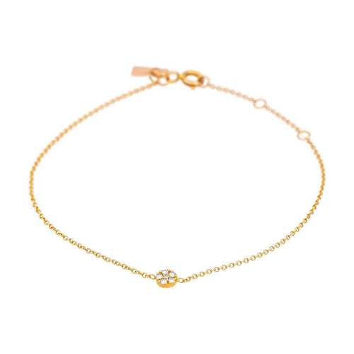 Bracelet Vanrycke Bracelet Maille forçat  Or rose Diamant 58 Facettes 4916765RV