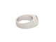 Bague 53 bague CARTIER tank en or blanc 18k 13.6 gr sertie pierre de lune 58 Facettes 268700