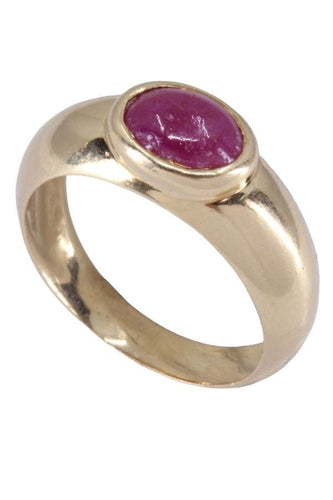 Bague 59 BAGUE JONC RUBIS 58 Facettes 086211