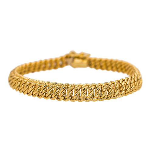 Bracelet Bracelet Maille américaine Or jaune 58 Facettes 4687307CN