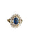 Bague 52.5 Bague en or jaune saphir et diamants 58 Facettes