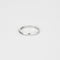 Bague Alliance Américaine or blanc diamants 58 Facettes LP1036/13