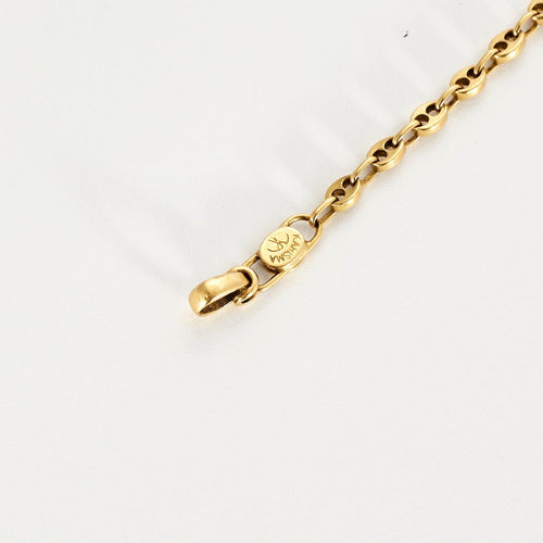Bracelet Gourmette or jaune 58 Facettes LP155