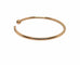 Bracelet Bracelet jonc ouvert or rose et diamants 58 Facettes