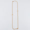 Collier Chaîne ancienne en or jaune 18 carats à 3 éléments 58 Facettes