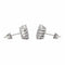 Boucles d'oreilles Boucles d'oreilles Puces Or blanc Diamant 58 Facettes 4061321CN