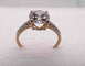 Bague 60 Bague en or, Oxydes de Zirconium 58 Facettes 13052