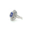 Bague 56 Bague Jupe Or blanc - Tanzanite et Diamants - Année 70 58 Facettes 1.0002595/1