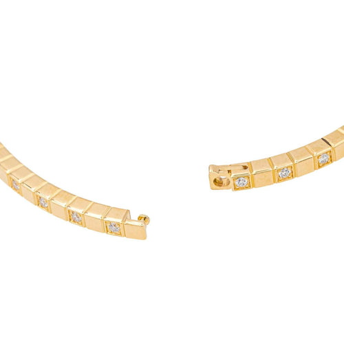 Bracelet Chopard Bracelet Jonc Ice cube Or jaune Diamant 58 Facettes 4173809RV
