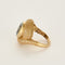 Bague 55 Importante bague en or rose, aigue marine 58 Facettes LJBAV5