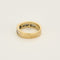 Bague 51 Bague jonc en or jaune et diamants de taille baguette 58 Facettes CRE0100X8