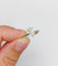 Bague 48.5 Bague solitaire or blanc et diamant Fancy Light Yellow, certificat AIG 58 Facettes A05697