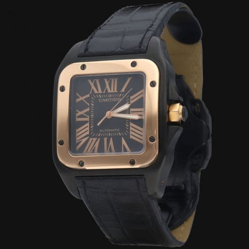 Montre Cartier Montre Santos 100 Xl Pvd 58 Facettes MT41285