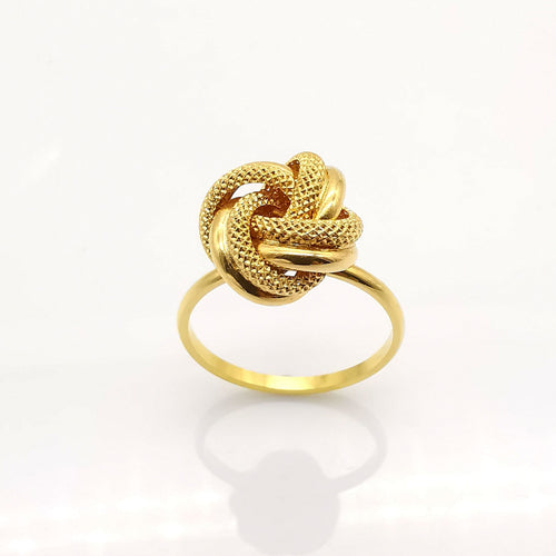 Bague 58 Bague en or jaune 18 carats 58 Facettes