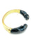 Bracelet CARTIER. Collection "Panthère", bracelet or jaune 18K et silverium 58 Facettes