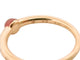 Bague 53 bague POMELLATO m'ama non m'ama grenat 53 diamants or jaune 18k 58 Facettes 268365