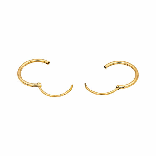 Boucles d'oreilles Boucles d'oreilles Créoles  Or jaune 58 Facettes 4823781CN