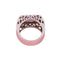 Bague 54 Bague Tank en or blanc saphir et diamants 58 Facettes
