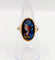 Bague 55 Bague Art nouveau Limoges plaque émaillée profil féminin en or 18k 58 Facettes A06418