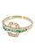 Bague 49 Bague moderne émeraudes et diamants 58 Facettes 085421