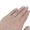 Bague 48 Alliance en platine et diamants. 58 Facettes 35108