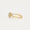 Bague 52 Solitaire Torsadé diamant taille ancienne 1,65 carat en or jaune 18K 58 Facettes
