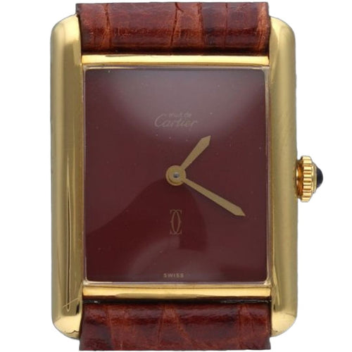 Montre Cartier Montre Tank Vermeil 58 Facettes MT42245