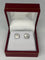 Boucles d'oreilles Puces d'oreilles or blanc et diamants 0,80 ct 58 Facettes 68201