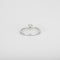 Bague 53 Solitaire or blanc avec diamant 58 Facettes 3121289