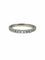 Bague 48 Alliance or blanc et diamants 0,80 ct 58 Facettes 73201