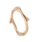 Bague 54 DIOR - BAGUE BOIS DE ROSE OR ROSE 58 Facettes 3937