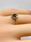 Bague 47 Bague en or jaune 18 carats, saphir et diamants 58 Facettes AB538