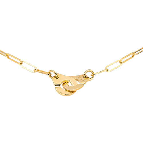 Collier Dinh Van  Collier Menottes Or jaune 58 Facettes 4756864RV