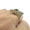 Bague 52 BAGUE DE STYLE ART DÉCO en OR 18 carats et PLATINE avec DIAMANTS ET SAPHIRS 58 Facettes Q100B