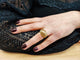 Bague 53 Bague boule or jaune 58 Facettes Bag.boule.1353.4