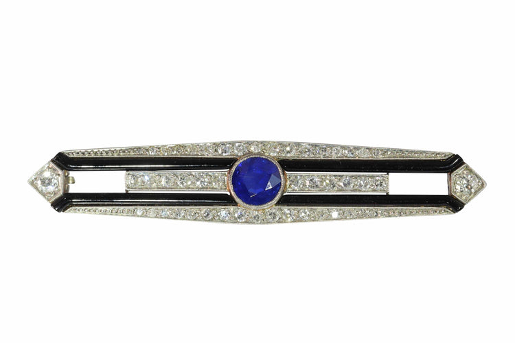 Broche Art déco des années 1920 : un aperçu du glamour des années folles